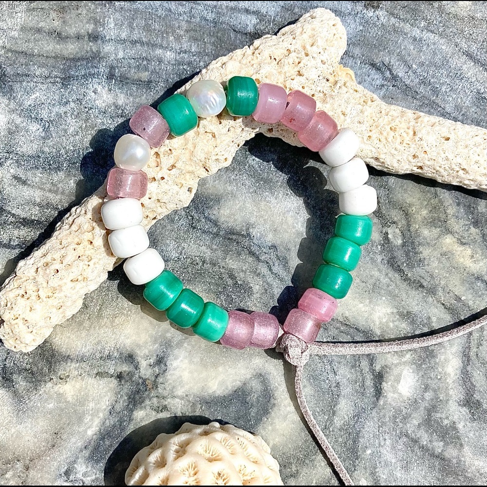Handmade Trendy Crow Bead Bracelet